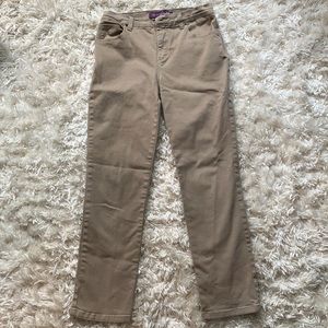 Gloria Vanderbilt Amanda Khaki Jeans